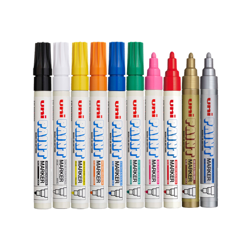 [TXT.PX20ASST] Marker Bullet Tip 2.8mm Tip Assorted UniPaint
