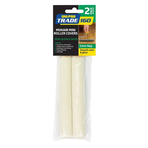 [UNIPRO.HD73003] Paint Roller Cover Mohair 160mm 2pk