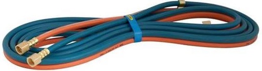 [WC.4-LP5M] Hose Twin 5mm Oxy/LPG Blue/Orange 5m Weldclass