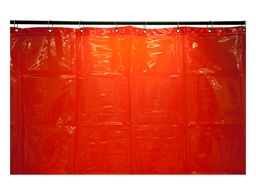 [WC.7-1827R] Welding Screen Red 1.8x2.7m Weldclass