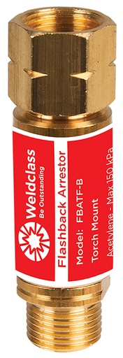 [WC.P4-FBATF] Flashback Arrestor Torch End (Fuel) Weldclass