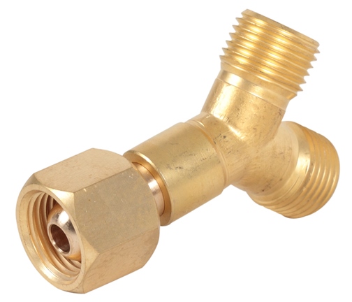 [WC.P4-R121] Hose Fitting Y Piece RH Oxy/Argon Weldclass