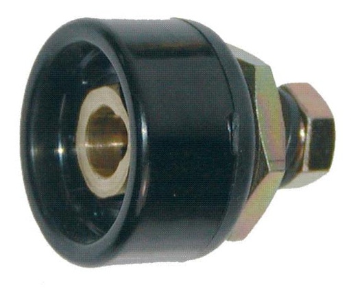 [WC.P6-1025FP] Cable Connector 9mm Female Panel Mount Weldclass