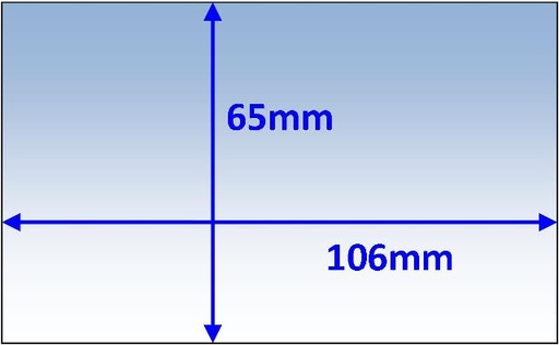 [WC.P7-CL10665/5] Welding Lens 106x65mm Inner suit Unimig RB 5pk