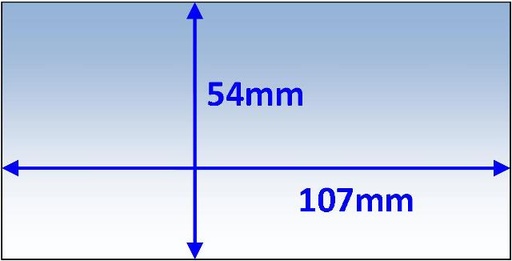 [WC.P7-CL10754/5] Welding Lens 107x54mm Inner suit Promax 300 5pk