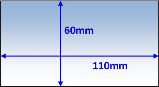 [WC.P7-CL11060/10] Welding Lens 110x60mm suit Kemppi Beta 60 10pk