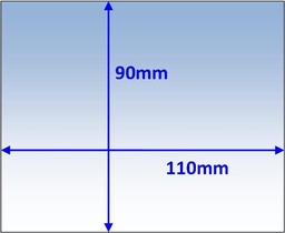 [WC.P7-CL1109015/10] Welding Lens 110x90x1.5mm Hi-Impact