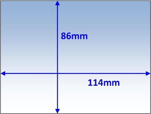 [WC.P7-CL11486/10] Welding Lens 114x86mm suit Outer Chameleon 10pk