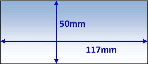 [WC.P7-CL11750/5] Welding Lens 117x50mm Inner suit Speedglas 9100V 5pk