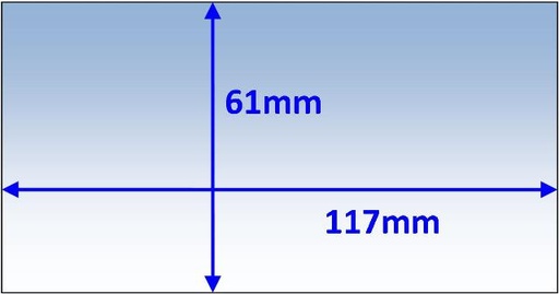 [WC.P7-CL11761/5] Welding Lens 117x61mm Inner suit Speedglas 9100X 5pk