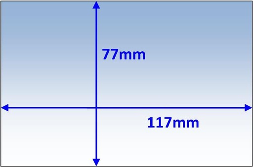 [WC.P7-CL11777/5] Welding Lens 117x77mm Inner suit Speedglas 9100XX  5p