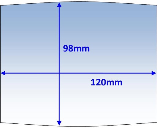 [WC.P7-CLTD/10] Welding Lens 120x98mm suit Outer Top-Dog 10pk