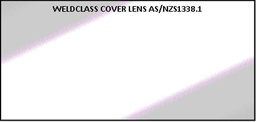 [WC.WC-01636] Welding Lens 108X51mm CR39 AS1388.1 Weldclass