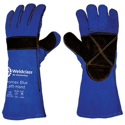 [WC.WC-01777] Welding Glove Gauntlet Left Hand Blue Promax