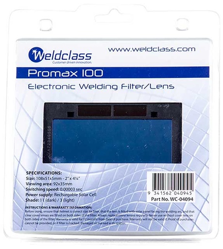 [WC.WC-04094] Welding Lens 108x51mm Auto Darken Shade 11