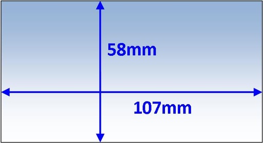 [WC.WC-05156] Welding Lens 107x58mm Inner suit CIG Prolite