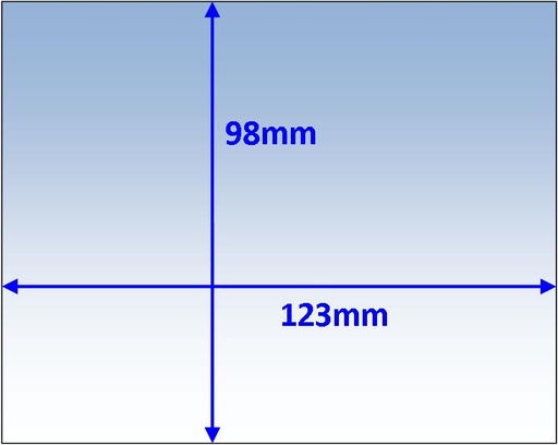 [WC.WC-05157] Welding Lens 123x98mm Outer suit CIG Prolite