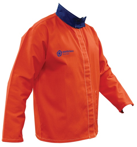 [WC.WC-05263] Welding Jacket Promax Leather Slv HV5 HiViz XL