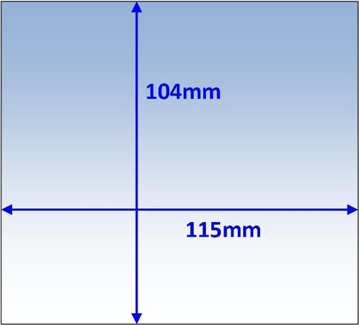 [WC.WC-05323] Welding Lens 115x104mm Outer Promax 200/350