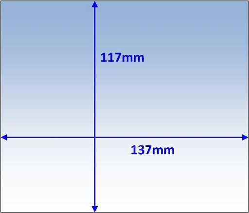 [WC.WC-05324] Welding Lens 137x117mm Outer Promax 500