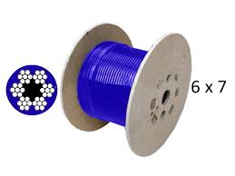 [WIR2.0PVC6X7] Wire Rope 2.0mm PVC 6x7 Gal Wire