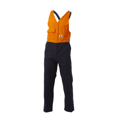 [XAX.121928] Overall Basix-Vis A Top Orange/Navy R102