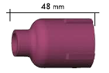 [BZ701.1121] Gas Lens Cup TIG 17/18/26 19.0mm 53N87 (12) Large Single Binzel