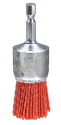 [BOR5154-25S] End Brush Crimp 25mm NylonGrit 1/4" Hex