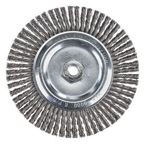 [BOR5120-25.5] End Brush Twist 25mm Inox Spindle 1/4"