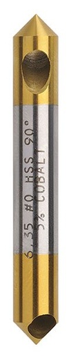 [BOR3850-6.35] Countersink XHole 2-5mm HSSCo TiN Bordo