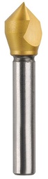 [BOR3852-10] Countersink Single Flute 1-10mm HSSCo TiN Bordo