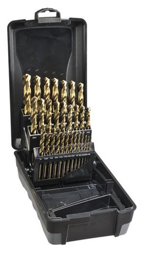 [BOR8010-M3] Drill Set Jobber 1.0-13.0mm (0.5 rises) TiN Saber