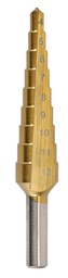 [BOR8030-M1] Step Drill 4-12mm HSS TiN Saber