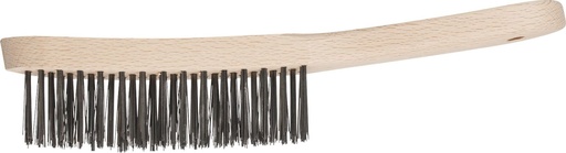 [JOSCO.BLH3RC] Hand Scratch Brush 3 Row Steel Converged Josco **Discontinued