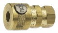 [JAM.13.0980] Coupling Jamec 310 Series 1/4F BSPT 310F4 Brass JamecPEM