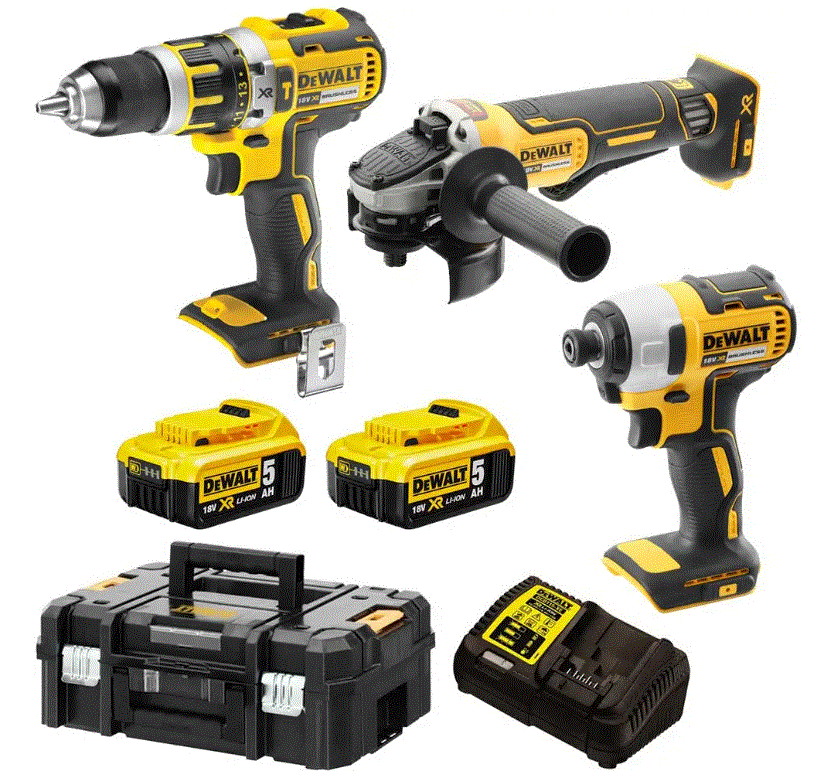 [DW.DCK316P2T-XE] Combination Kit 18V XR Li-Ion 3pc 4Ah Dewalt