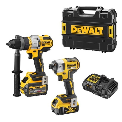 [DW.DCZ297P1T1T-XE] Combination Kit 18V/54V XR Li-Ion 2pc 5Ah/6Ah FLEXVOLT™ Dewalt