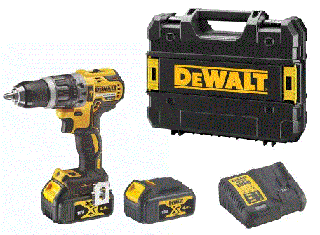 [DW.DCD796M2-XE] Hammer Drill Driver 18V XR Li-Ion Brushless 4Ah Kit Dewalt